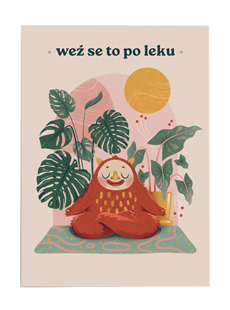 Plakat Weź se to po lekku