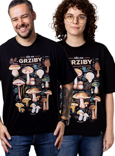 Koszulka czorno grziby - uniseks