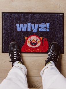 Dywanika/wycieraczka WLYŹ!