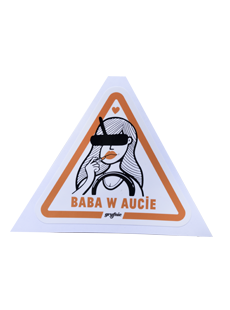 Abcybilder "baba w aucie"
