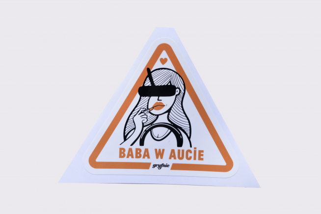 Abcybilder "baba w aucie"