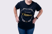 Koszulka Oma granatowo