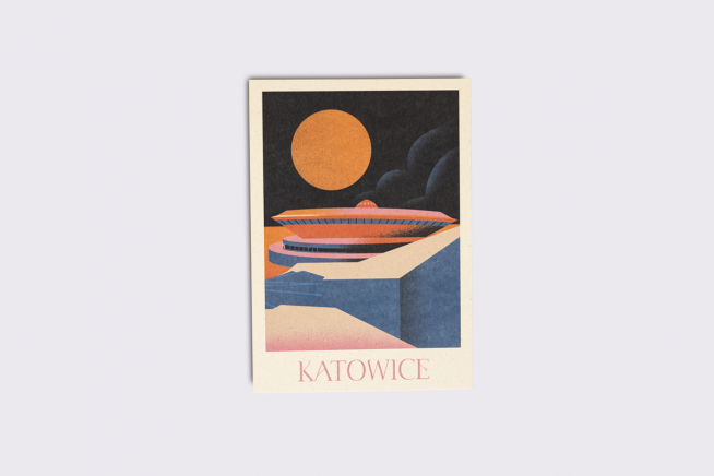 Pocztówka Katowice