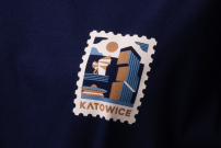 Koszulka Katowice uniseks granatowo