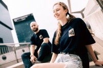 Koszulka Katowice uniseks granatowo