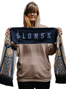 Szalik Ślonsk Beż Uniseks