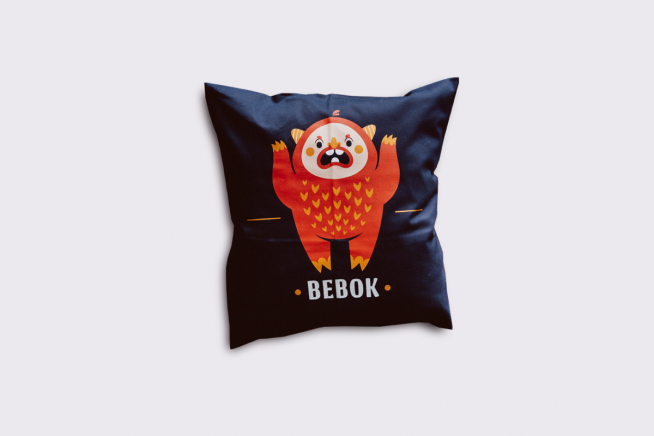 zegówek z bebokiem czerwonym