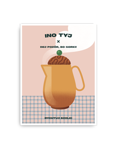 Plakat Ino tyj - Dej pozór!