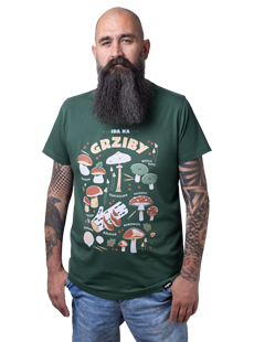 Koszulka Ida na grziby zielone