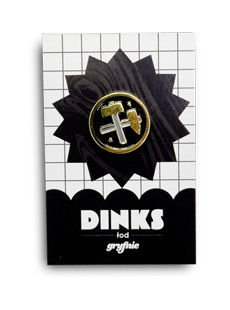 Przipinka pyrlik i żelozko emaliowano - dinks